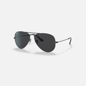 Ray-Ban Dark Gray Aviator Sunglasses